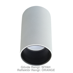 ACK_Sıva Üstü Dekoratif Armatür E27 Siyah Gövde 100x60mm_AH12-01501