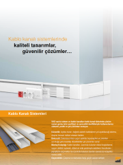 90x20 Balık Sırtı Beyaz Kablo Kanalı_Viko by Panasonic