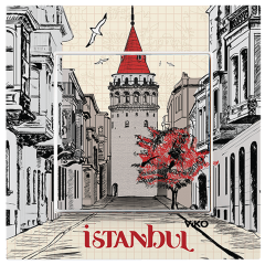 Karre Cities_Anahtar/Galata Kulesi (Mekanizma+Kapak+Çerçeve dahil)