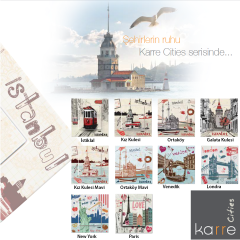 Karre Cities_Kapaklı Topraklı Priz/Venedik (Mekanizma+Kapak+Çerçeve dahil)