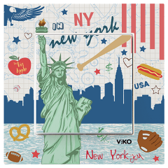 Karre Cities_Anahtar/New York (Mekanizma+Kapak+Çerçeve dahil)