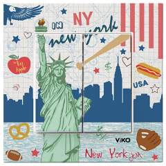 Karre Cities_Komütatör/New York (Mekanizma+Kapak+Çerçeve dahil)