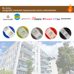 25mm² HFFR NYAF (H07Z1-K) Kablo (100'lük)_BHQSW245 Sarı/Yeşil