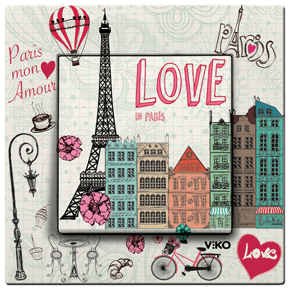 Karre Cities_Anahtar/Paris (Mekanizma+Kapak+Çerçeve dahil)