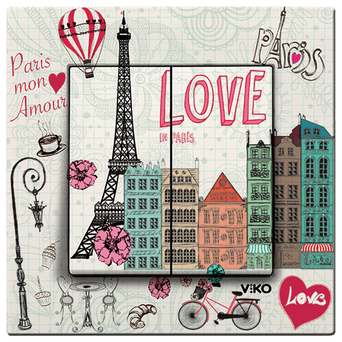 Karre Cities_Komütatör/Paris (Mekanizma+Kapak+Çerçeve dahil)