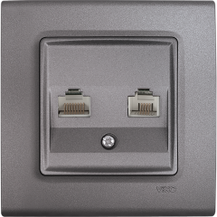 LinneraLife_Data + Nümeris Telefon Prizi (RJ45 CAT6 - RJ11) (Çerçeve hariç)