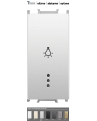 Thea Modüler_Işıklı Light Anahtarı 1M (Ultima, Sistema, Optima)