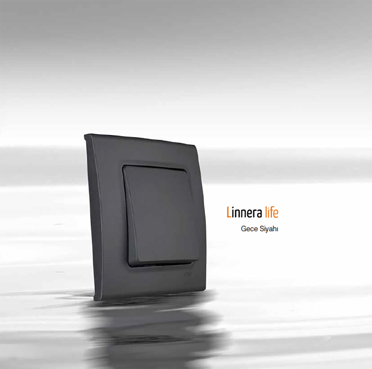 LinneraLife_13,56 MHz E. Saver 5V ESCR (Çerçeve hariç) Gece Siyahı