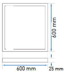 ACK_42W 60x60cm Clip-in Backlight Sıva Altı Armatür_AP21-46600