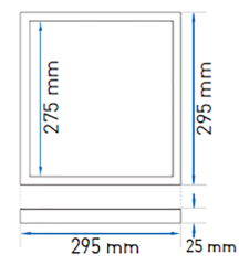 ACK_48W 60x60cm Clip-in Backlight Sıva Altı Armatür_AP21-56600
