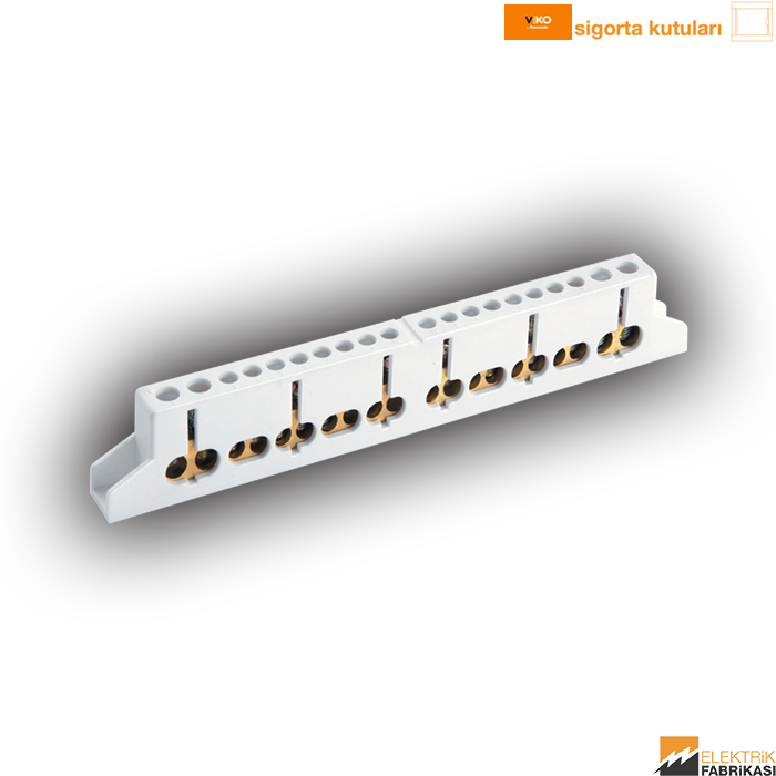 2x10'lu İzoleli Nötr-Toprak Klemensi_Viko by Panasonic