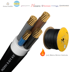 3x16+10mm² N2XH Kablo (1 Metre)_ABELN246