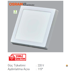 ACK_32W 40x40x4cm  Kare Led Panel Armatür Sıva Üstü_AP04-03300
