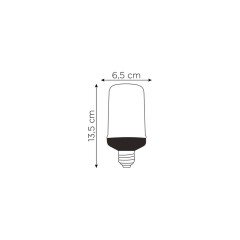 Zmr_9W Alev LED Ampul E27 1700K 380Lm_11111413