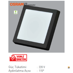 ACK_32W 40x40x4cm Kare Led Panel Armatür Sıva Üstü_AP04-03301