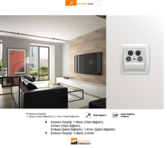 Carmen-Opak Sıva Altı Çocuk Korumalı İkili Topraklı Priz (Beyaz I Krem)_Viko by Panasonic
