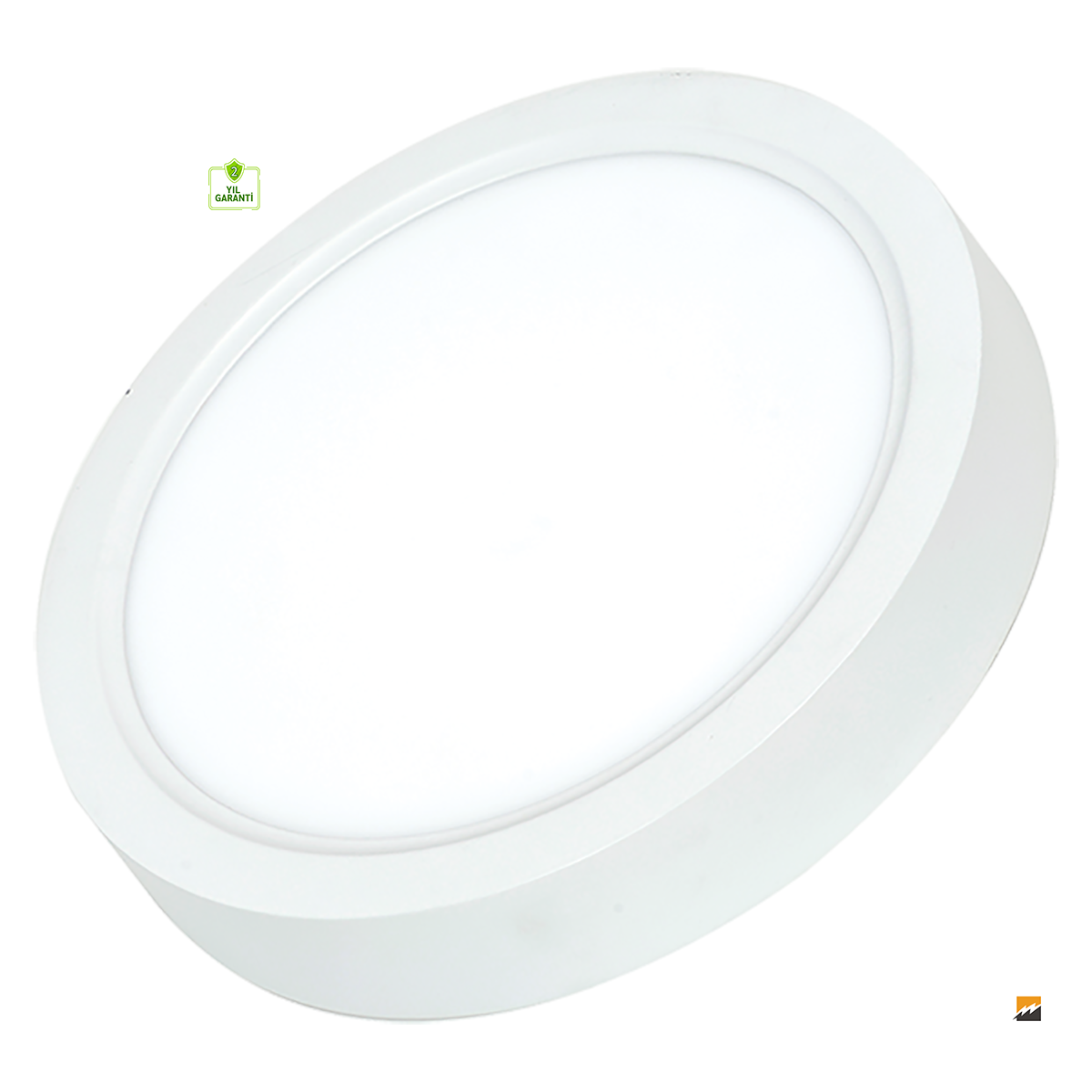 ACK_12W Ø17x4cm Yuvarlak Led Panel Armatür Sıva Üstü_AP03-01200