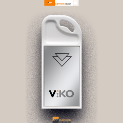 Carmen-Opak Sıva Altı Energy Saver Standart - Anahtarlık (Logolu) (Beyaz I Krem)_Viko by Panasonic