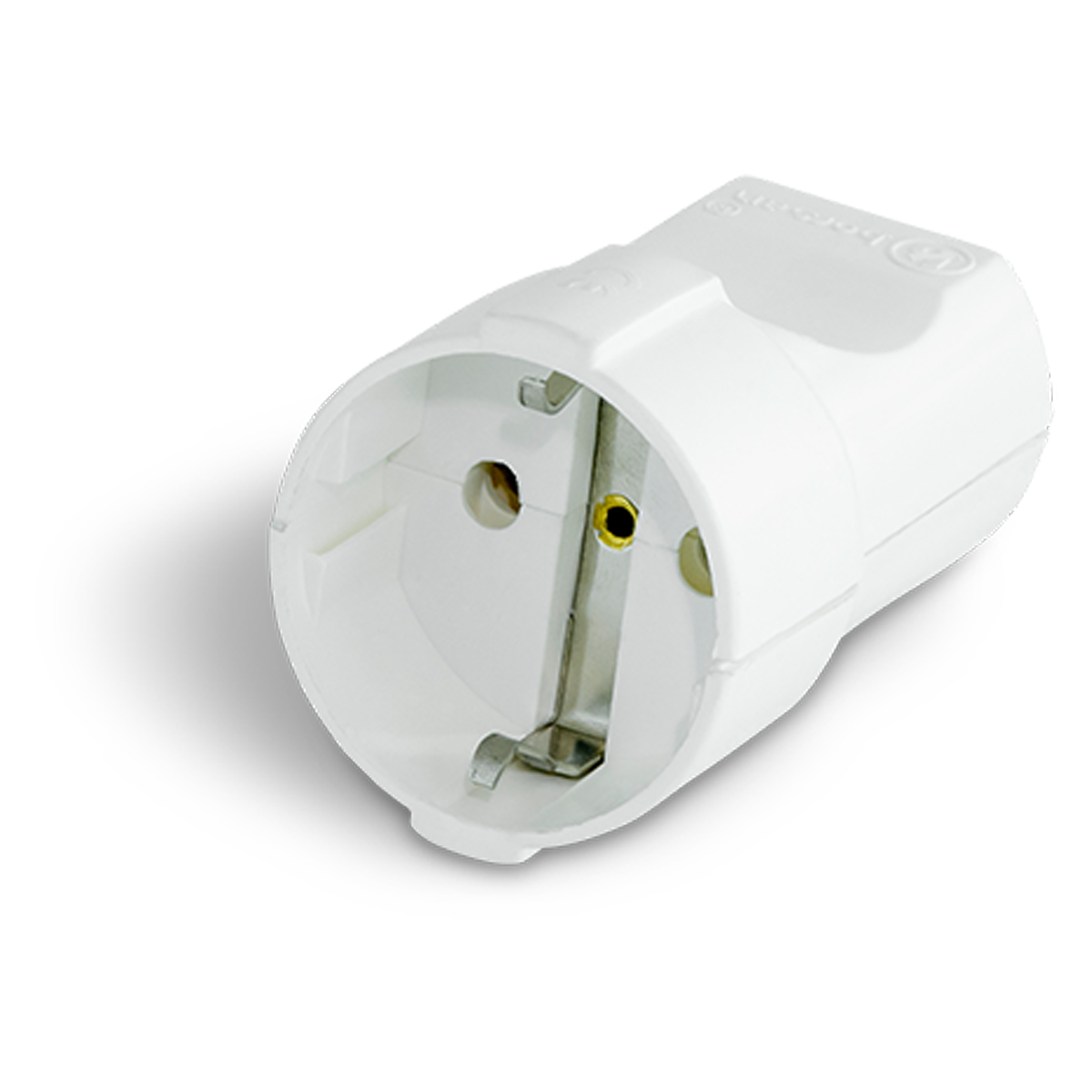 Borled_Topraklı Dişi Fiş (Klasik) Beyaz_ BR-1515