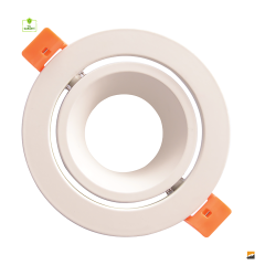 ACK_Terra Alüminyum Ø75mm Beyaz Spot Armatür Sıva Altı_AH03-04070