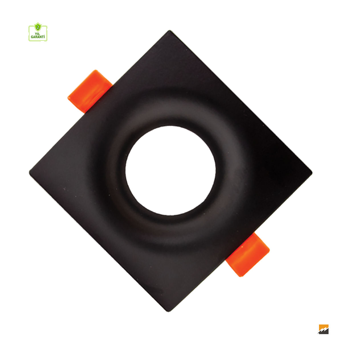 ACK_Terra Alüminyum Ø70mm Siyah Spot Armatür Sıva Altı_AH03-04041