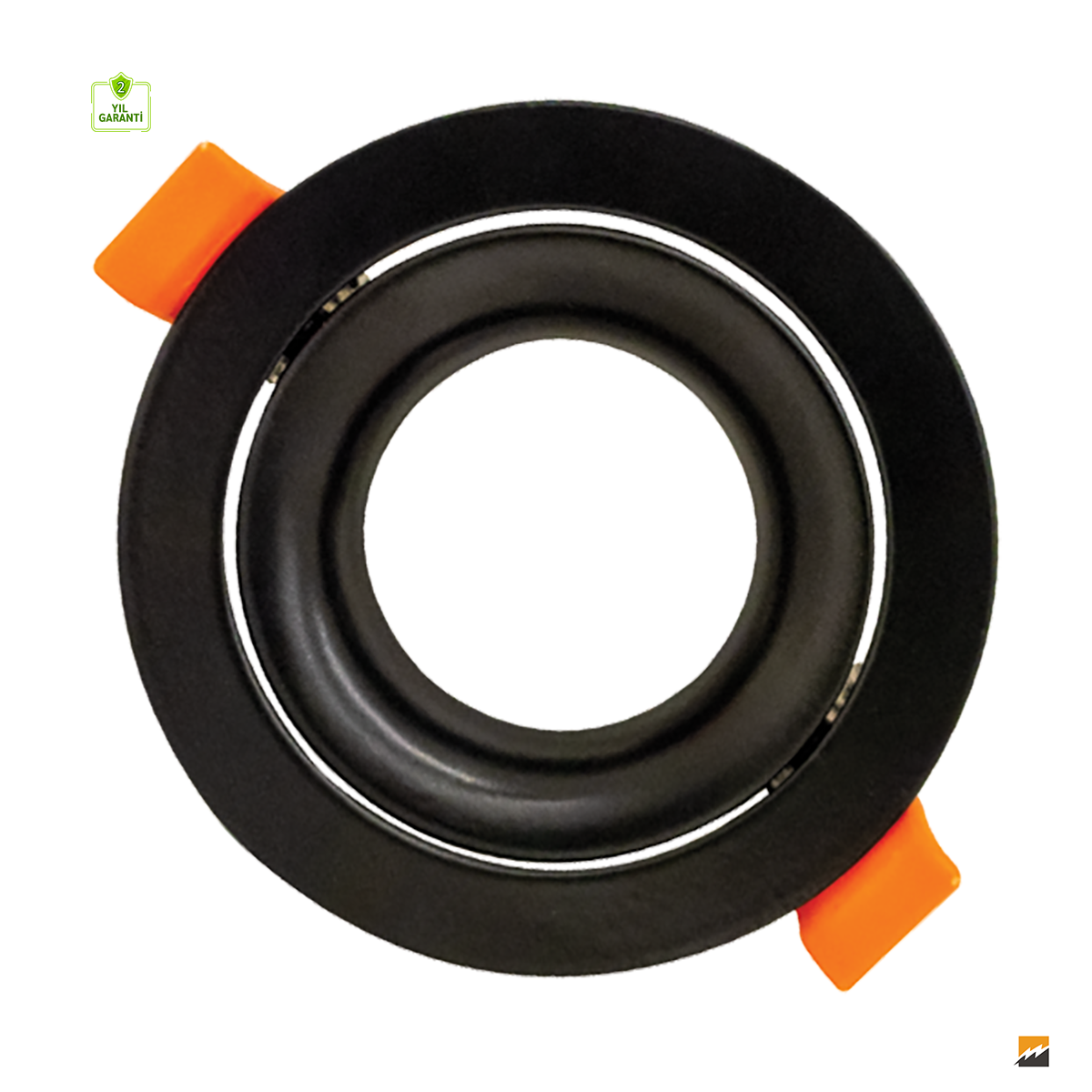 ACK_Terra Alüminyum Ø75mm Siyah Spot Armatür Sıva Altı_AH03-04071