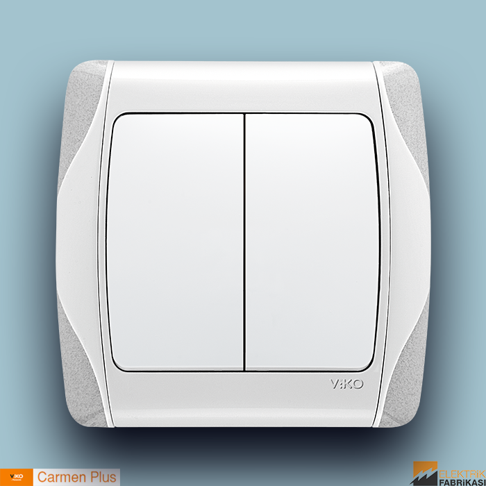 Carmen-Plus Sıva Altı Komütatör (Beyaz I Krem)_Viko by Panasonic