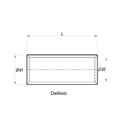 Borled_Kesit: 150mmØ d2: 17.30mmØ Ek Muf Deliksiz_BR-1889