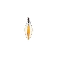 Zmr_4W C35 Buji Flamanlı Rustik LED Ampul E14 2700K 420Lm_11131111
