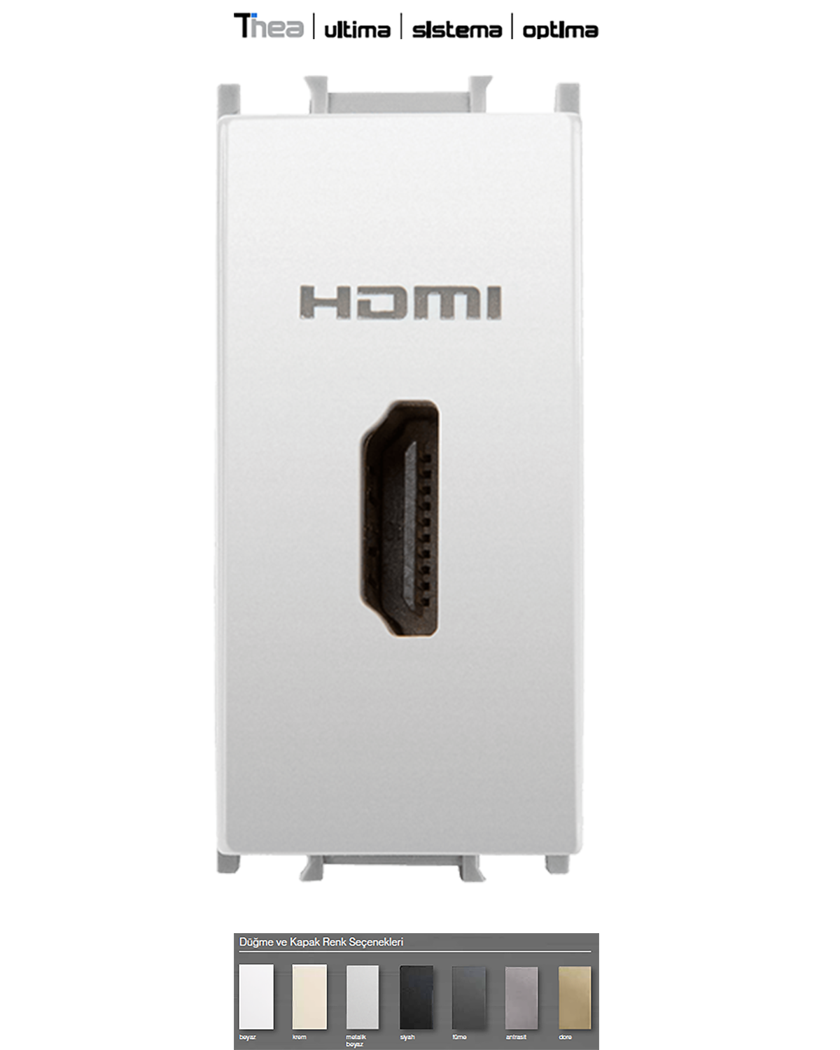 Thea Modüler_HDMI Bağlantısı İçin Konnektör 1M (Ultima, Sistema, Optima)