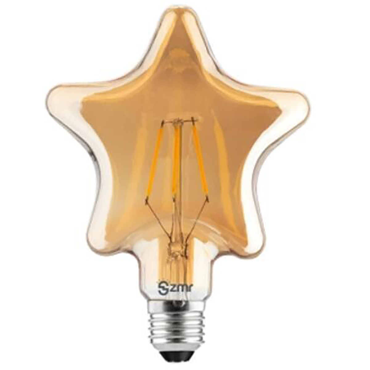 Zmr_4W Yıldız Flamanlı Rustik LED Ampul E27 2700K 420Lm_ 11132011