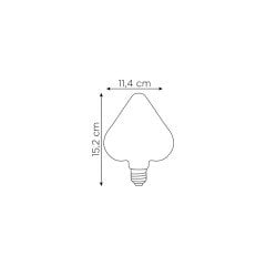 Zmr_6W Kalp Flamanlı Rustik LED Ampul E27 2700K 630Lm_ 11131912