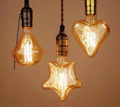 Zmr_4W Kalp Flamanlı Rustik LED Ampul E27 2700K 420Lm_ 11131911