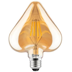 Zmr_4W Kalp Flamanlı Rustik LED Ampul E27 2700K 420Lm_ 11131911