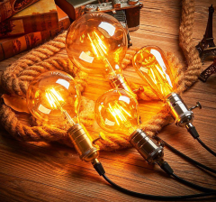 Zmr_4W A60 Flamanlı Rustik LED Ampul E27 2700K 420Lm_ 11131411