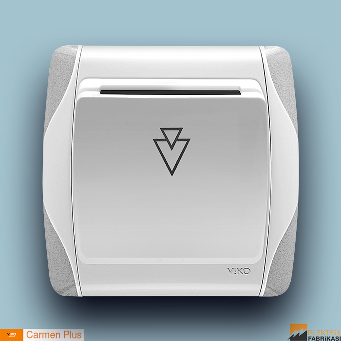 Carmen-Plus Sıva Altı Energy Saver Standart (Gecikmeli, Röle Hariç) (Beyaz I Krem)_Viko by Panasonic