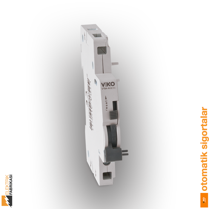 Yardımcı Kontak Bloğu 2 - 63A 1NO + 1NC -6 VTB - 10 VTB Serisi Otomatik Sigorta Aksesuarları_Viko by Panasonic