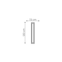 Zmr_54W 120Cm Sensörlü Alüminyum Bant LED Armatür 3000K-4000K-6500K 4320Lm_ 12111417