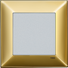 Trenda_Anahtar Metal Gold (Mekanizma+Kapak/Düğme+Tekli Çerçeve dahil)