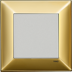 Trenda_Anahtar Metal Gold (Mekanizma+Kapak/Düğme+Tekli Çerçeve dahil)