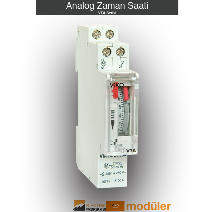 Analog Zaman Saati-Haftalık 100h Rezerv Süresii_Viko by Panasonic