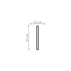 Zmr_10W 60cm T5 Dokunmatik Anahtarlı Alüminyum Bant LED Armatür 3000K-4000K-6500K 920Lm_ 12121314