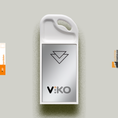 Kardelen Sıva Altı Energy Saver Standart - Anahtarlık (Logolu) (Beyaz I Krem)_Viko by Panasonic