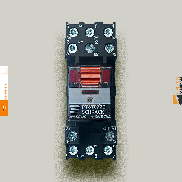Kardelen Sıva Altı Energy Saver Standart - Röle (220V - 10A) (Beyaz I Krem)_Viko by Panasonic