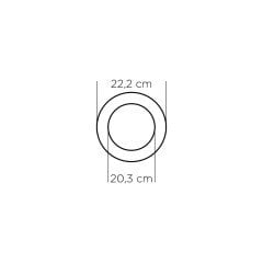 Zmr_18W Slim Sıva Altı Yuvarlak LED Panel Armatür 3000K-4000K-6500K 1530Lm_ 12141126