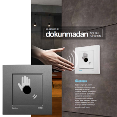 Viko_Touchless N/T Temassız Anahtar Füme_90961Y83-f