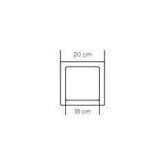 Zmr_15W Slim Sıva Altı Kare LED Panel Armatür 3000K-4000K-6500K 1275Lm_ 12141223