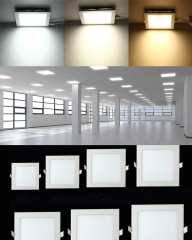 Zmr_18W Slim Sıva Altı Kare LED Panel Armatür 3000K-4000K-6500K 1530Lm_ 12141226