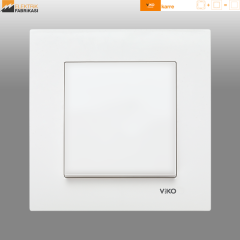 Karre Sıva Altı Boşluk Kapağı (Beyaz I Krem)_Viko by Panasonic
