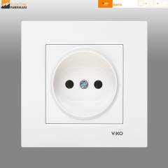 Karre Sıva Altı Priz (Beyaz I Krem)_Viko by Panasonic